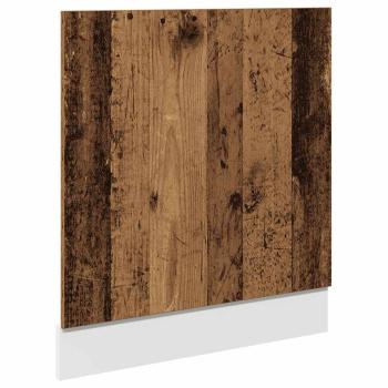 Geschirrspülerblende Altholz-Optik 60x1,5x67 cm Holzwerkstoff