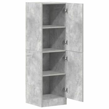 Küchenschrank Betongrau 38x41,5x131,5 cm Holzwerkstoff