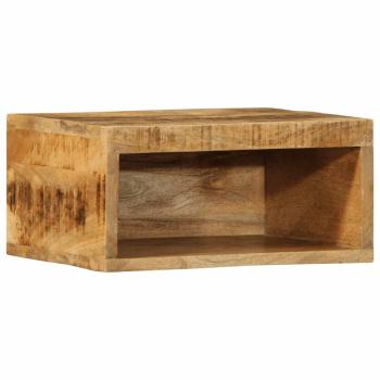 ARDEBO.de - TV-Wandschrank 40x30x19 cm Raues Mangoholz