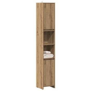 ARDEBO.de - Badschrank Artisan-Eiche 30x30x183,5 cm Holzwerkstoff