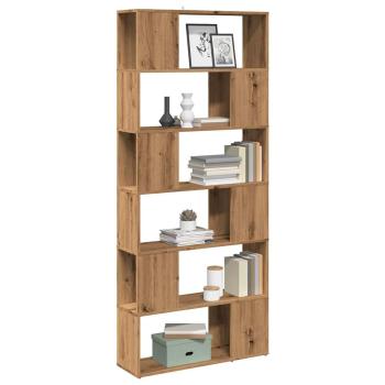ARDEBO.de - Bücherregal/Raumteiler Artisan-Eiche 80x24x186 cm