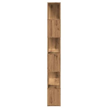 Bücherregal/Raumteiler Artisan-Eiche 80x24x186 cm