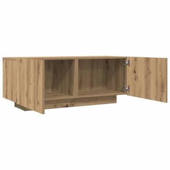 TV-Schrank mit LED-Leuchten Artisan-Eiche 100x35x40 cm