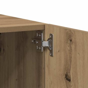 TV-Schrank mit LED-Leuchten Artisan-Eiche 100x35x40 cm