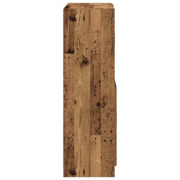 2-tlg. Küchenschrank-Set Altholz-Optik Holzwerkstoff