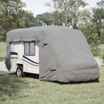 ARDEBO.de - Schutzhülle für Wohnmobil Grau 570x235x275 cm Vliesstoff