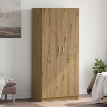ARDEBO.de - Kleiderschrank Artisan-Eiche 90x52x200 cm Holzwerkstoff