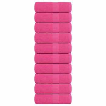 Seiftücher 10 Stk. Rosa 30x30 cm 360 g/m² 100% Baumwolle