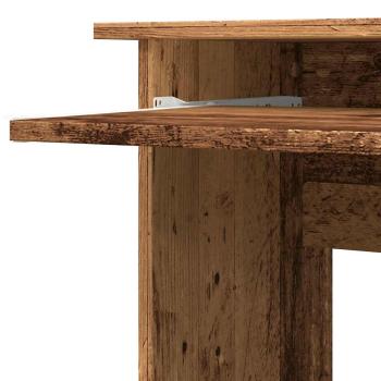ARDEBO.de - Eckschreibtisch Altholz-Optik 120x140x75 cm Holzwerkstoff