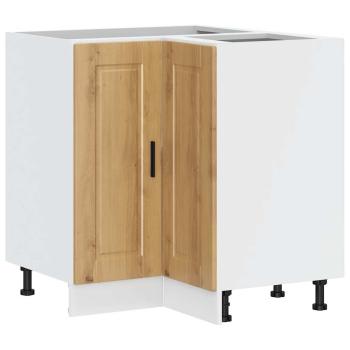 ARDEBO.de - Küchen-Eckunterschrank Porto Artisan-Eiche Holzwerkstoff