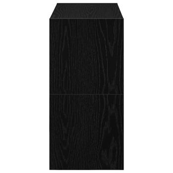 Schuhregale 2 Stk. Stapelbar Braun Eichen-Optik 60x30x30,5 cm