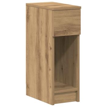 Nachttisch mit Schublade Artisan-Eiche 20x36x60 cm
