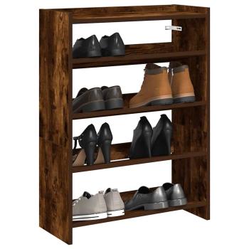 ARDEBO.de - Schuhregal Räuchereiche 60x25x62 cm Holzwerkstoff