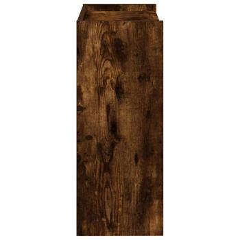 Schuhregal Räuchereiche 60x25x62 cm Holzwerkstoff