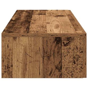 Wandregal mit Schubladen Altholz-Optik 60x26,5x15 cm