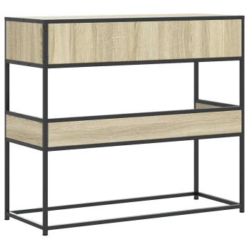 Konsolentisch Sonoma-Eiche 90x35x80 cm Holzwerkstoff