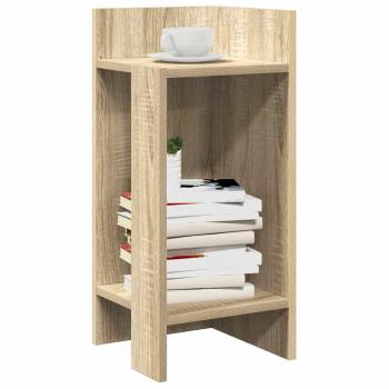 ARDEBO.de - Beistelltisch mit Ablage Sonoma-Eiche 25,5x27x60 cm