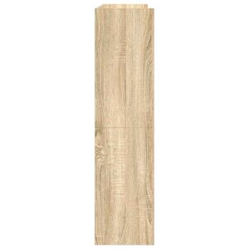 Schuhregal Sonoma-Eiche 80x25x100 cm Holzwerkstoff