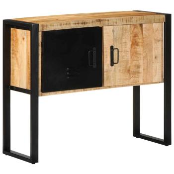 ARDEBO.de - Konsolentisch 90x35x75 cm Raues Massivholz Mango