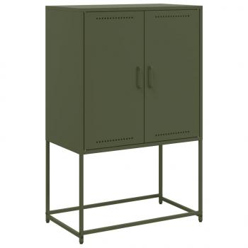 TV-Schrank Olivgrün 68x39x60,5 cm Stahl
