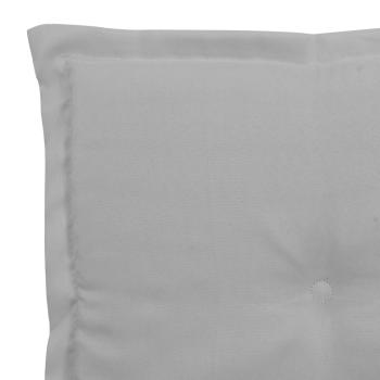 Gartenstuhl-Kissen 2 Stk. Grau 50x50x3 cm Oxford-Gewebe