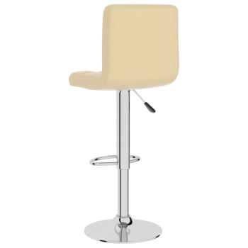 Barhocker Creme Kunstleder