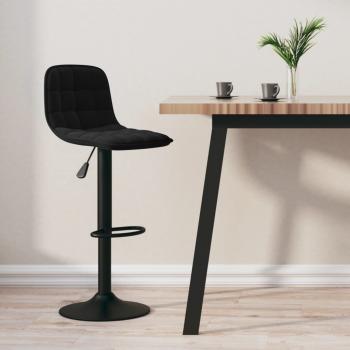 ARDEBO.de - Barhocker Schwarz Samt