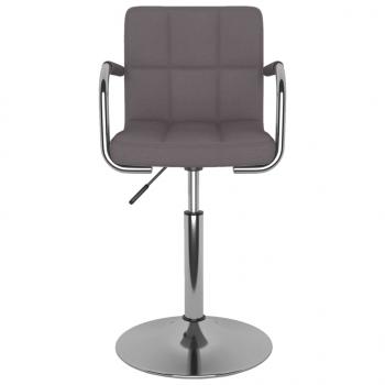 Barhocker Taupe Stoff