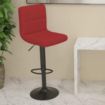 ARDEBO.de - Barhocker Weinrot Stoff