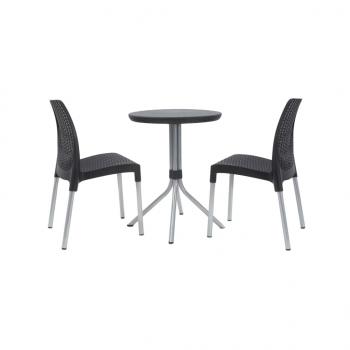 Keter Bistro-Set Chelsea Graphit 223562