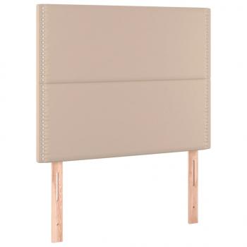 Boxspringbett mit Matratze & LED Cappuccino-Braun 90x190cm