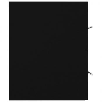 Waschbeckenunterschrank Schwarz 80x38,5x48 cm Holzwerkstoff