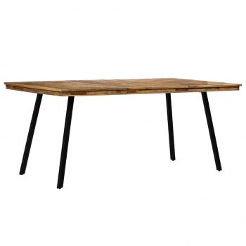 Esstisch Recyceltes Teakholz und Stahl 180x90x76 cm