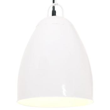 ARDEBO.de - Hängelampe Industriestil 25 W Weiß Rund 32 cm E27