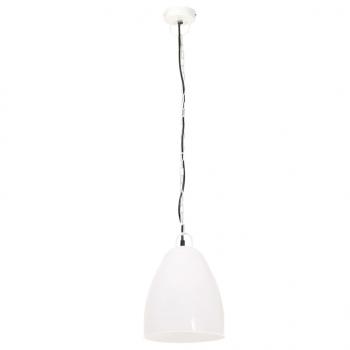 Hängelampe Industriestil 25 W Weiß Rund 32 cm E27