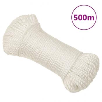 ARDEBO.de - Arbeitsseil Weiß 8 mm 500 m Polypropylen