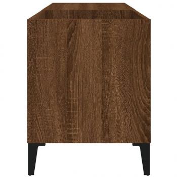 Plattenschrank Braun Eichen-Optik 84,5x38x48 cm Holzwerkstoff