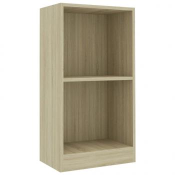 Bücherregal Sonoma-Eiche 40x24x75 cm Holzwerkstoff