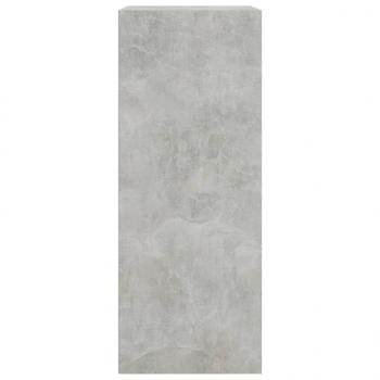 Bücherregal 2 Fächer Betongrau 60x30x76,5 cm Holzwerkstoff