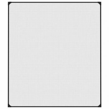 Magnet-Insektenschutz für Fenster Anthrazit 120x140 cm