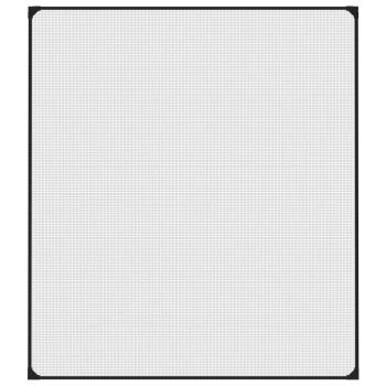 Magnet-Insektenschutz für Fenster Anthrazit 130x150 cm