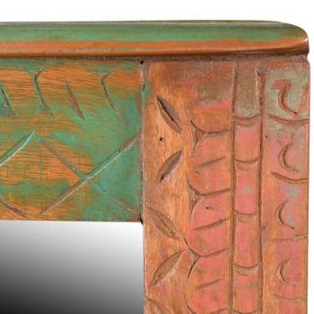 Badmöbel Waschbeckenunterschrank mit Spiegel Massivholz