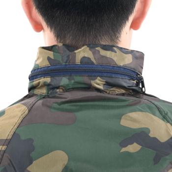 Tarnfarben Regenbekleidung für Männer 2-teilig mit Kapuze Größe XXL