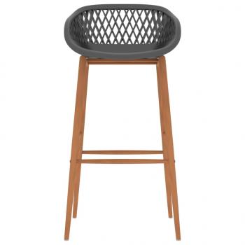 Barhocker 2 Stk. Grau