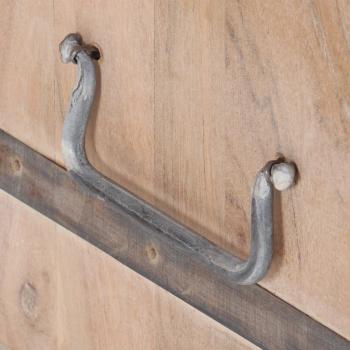 Truhe 90x40x40 cm Massivholz Akazie