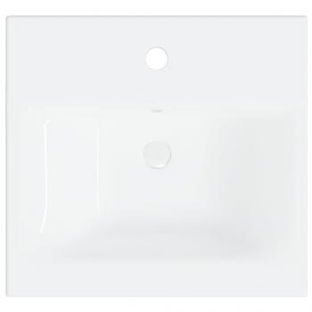 Badmöbel-Set Schwarz Holzwerkstoff