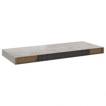 Schweberegal Betongrau 60x23,5x3,8 cm MDF