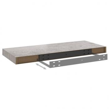 Schweberegal Betongrau 60x23,5x3,8 cm MDF