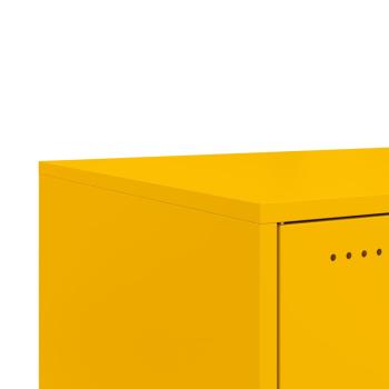 Couchtisch Senfgelb 68x50x43,5 cm Stahl