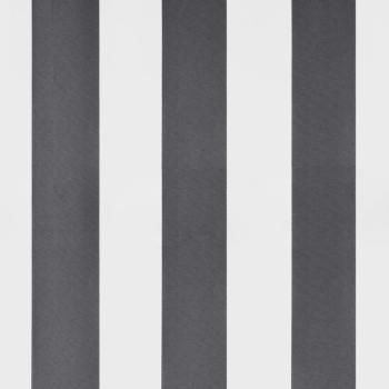 Markise Einziehbar Anthrazit und Weiß 4,5x3 m Stoff & Aluminium